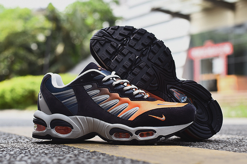 Nike Air Max TN-5 Air World Black Orange Silver Shoes